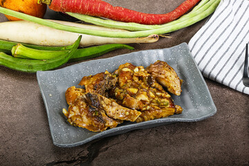 Roasted Tuna fish with spices