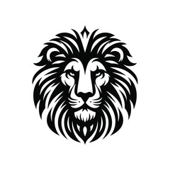 Fototapeta premium Lion Head Logo and Lion Head tattoo, face, leo, leon, king, lion head, Africa