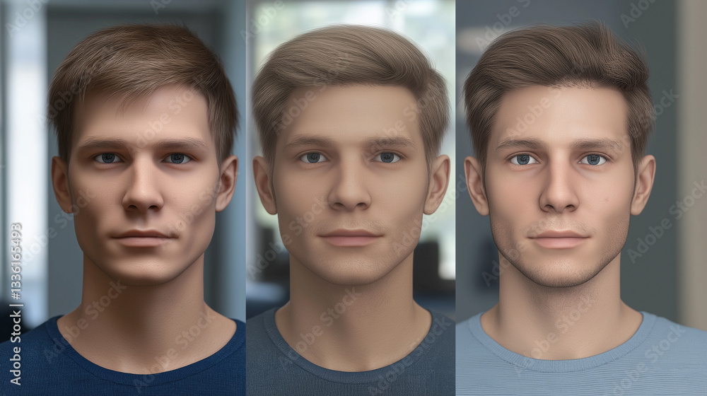 Poster deepfake ai. machine learning. synthetic media. face swap. video manipulation cybercrime. 3d deepfak