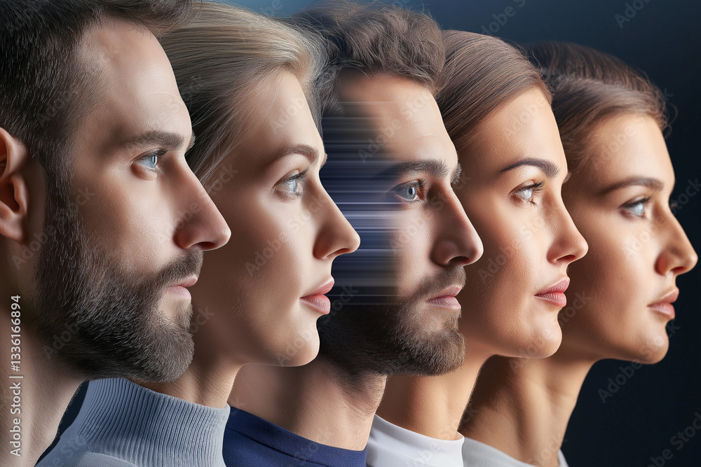Poster deepfake ai. machine learning. synthetic media. face swap. video manipulation cybercrime. reconstruc