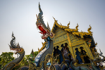 Wat Rong Seur Ten (Blue Temple), Chiang Rai, Thailand