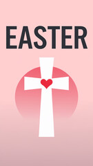 Obraz premium Easter Cross