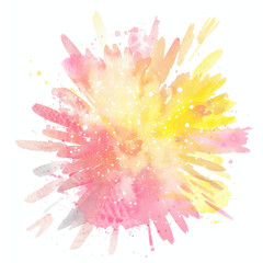 PNG Watercolor firework background fireworks painting.