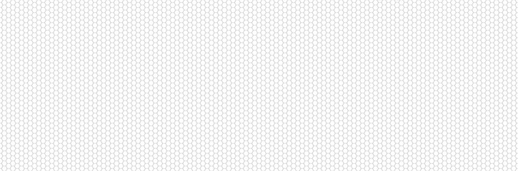 White Paper with Black Hexagonal Pattern – Seamless Vector
