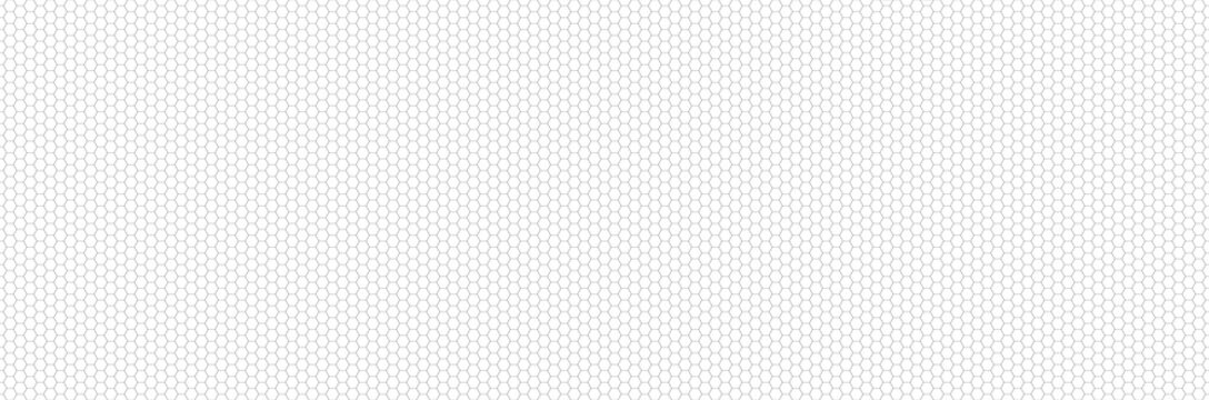 White Paper with Black Hexagonal Pattern &ndash; Seamless Vector