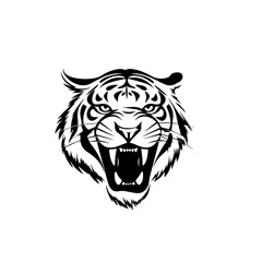 tiger head vector