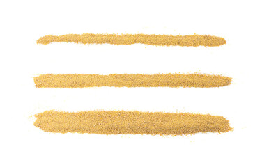 Ground fenugreek seeds, milled dry trigonella powder, spicy methi dana pounded grains