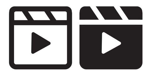 Easy to use instagram reel or video player icon . © Aquavisionweath6