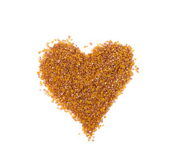 Sugar Sprinkles Pile, Golden Candy Sprinkles, Sweet Brown Flakes Glaze Decoration, Multicolored Crystals