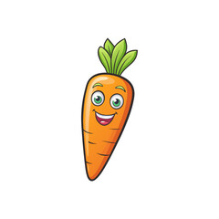 Carrot cartoon Vector Art  Illustration