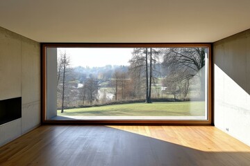 Modern House with Panoramic Countryside View