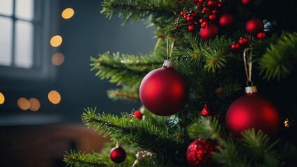 Cheerful Christmas lights making our tree the highlight of the season