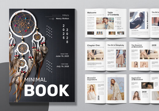 Minimalist Sleek And Stylish Book