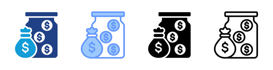 Saving icon set multiple style collection