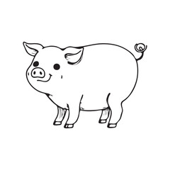 Fototapeta premium piggy bank vector illustration