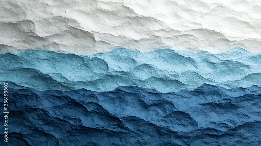 Poster abstract ocean waves textured background dynamic viewpoint artistic environment