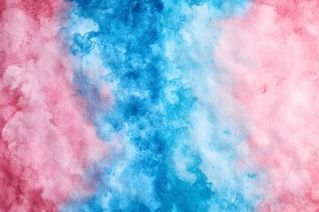 Obraz premium A vivid artistic watercolor painting featuring pink and blue colors