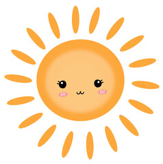 sun cartoon character