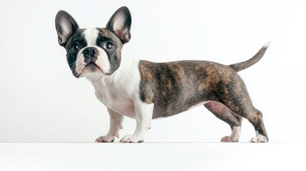 French bulldog isolated on white background