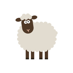 Curious Sheep on the Lookout