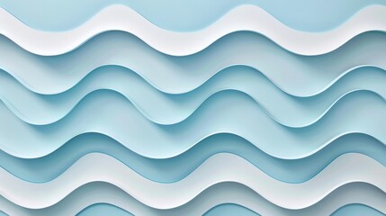 Fototapeta premium Elegant Light Blue Background with Smooth Gradients and Simple Shapes for Web and Graphic Design Projects