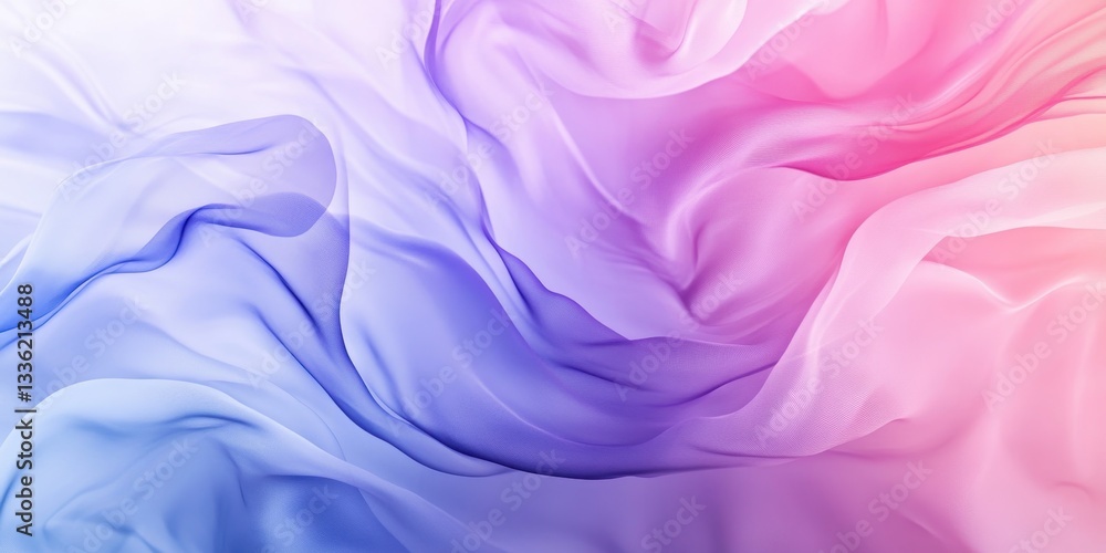 Poster silk fabric flow: capture the essence of elegance and fluidity with this stunning image of flowing s