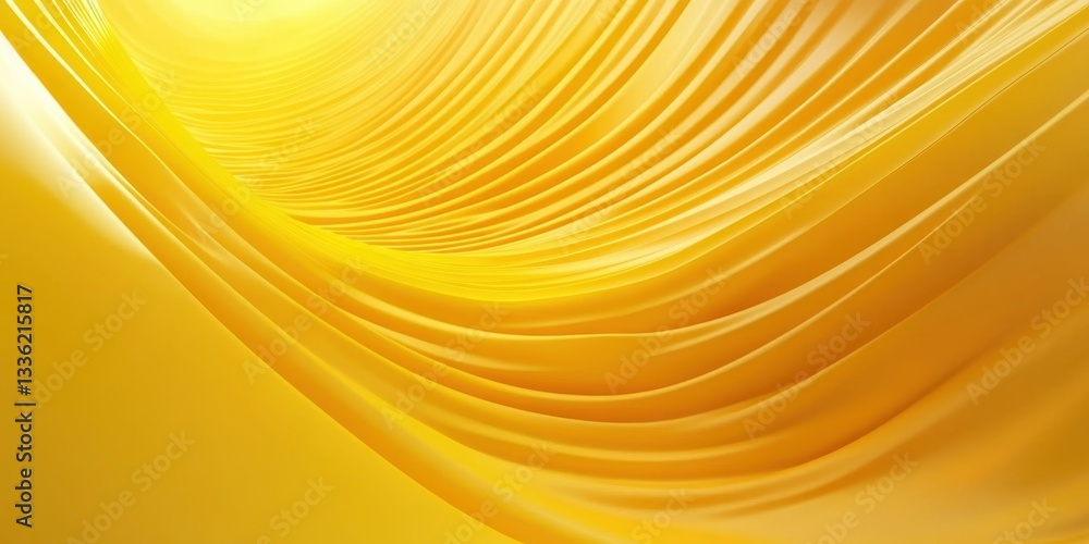 Poster golden wave abstract: a mesmerizing abstract composition featuring undulating waves of gold, exuding