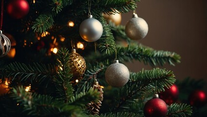 Beautifully decorated tree spreading warmth and cheer throughout our home