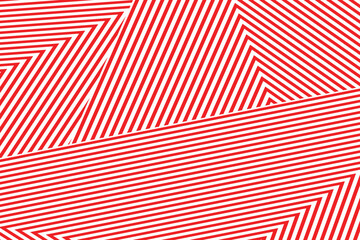 white background and red line