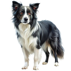 Fototapeta premium Cute Animal Clipart Watercolor Minimal