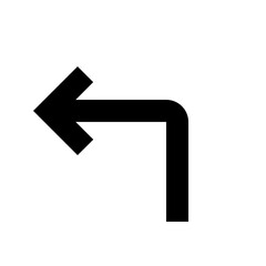Left Turn Arrow Icon
