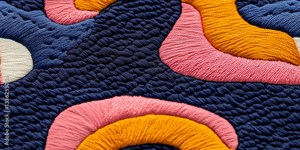 Poster abstract 3d texture.seamless,colorful,wavy layered pattern. use for graphic design, website backgrou