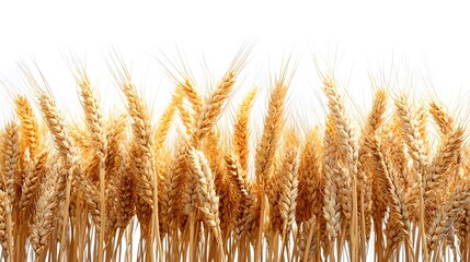 Fototapeta premium Wheat, on a white background