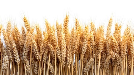 Wheat, on a white background