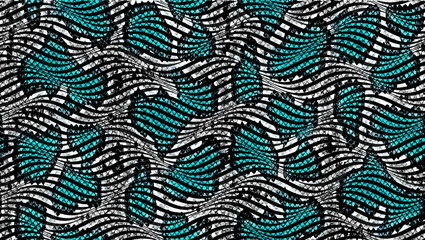 animal and abstract pattern work, snake and leopard skin mixed patterns, patterns suitable for fabric print and background.Abstract artistic background. modern Art feathers leopard pattern and repeat 