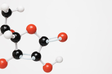 ビタミンCの分子モデル