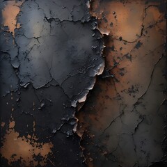 Abstract Beauty Weathered Metal Surface with Rust and Texture
