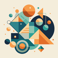 Abstract & Geometric Shapes Vector Design &ndash; Modern & Minimalist Art