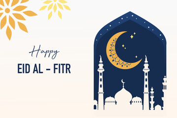 Happy eid al Fitr background template