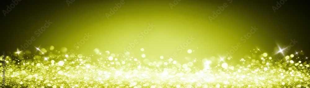 Poster a vibrant illuminated bokeh background with radiant glowing particles