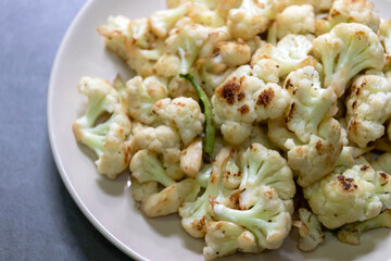 Stir fry Cauliflower is an easy veggie side dish. Cauliflower is a healthy veggie so it is both a yummy and tasty dish.