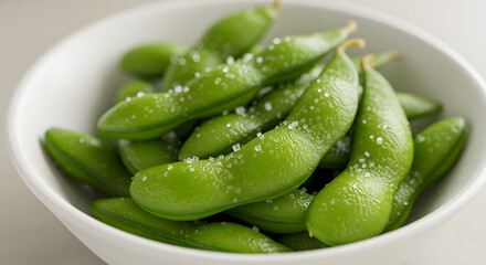 Delicate Edamame Beans With Sea Salt PNG