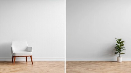 empty room renovation, house repair services, Empty Room Ready for Renovation and Repair with Minimal Furniture and Natural Light