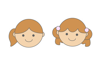 子ども, 笑顔, イラスト, 女の子, かわいい, フラットデザイン, シンプル, キャラクター, 教育, 学び, 保育, 幼児, 幼稚園, 保育園, 小学生, 幼児教育, アイコン, ベクターイラスト, フリー素材, SDGs, 家族, 兄弟, 姉妹, 仲良し, 友情, コミュニケーション, 幸せ, ピクトグラム, サステナブル, フレンドリー, 優しいデザイン, キッズ, 男の子, 赤ちゃん,