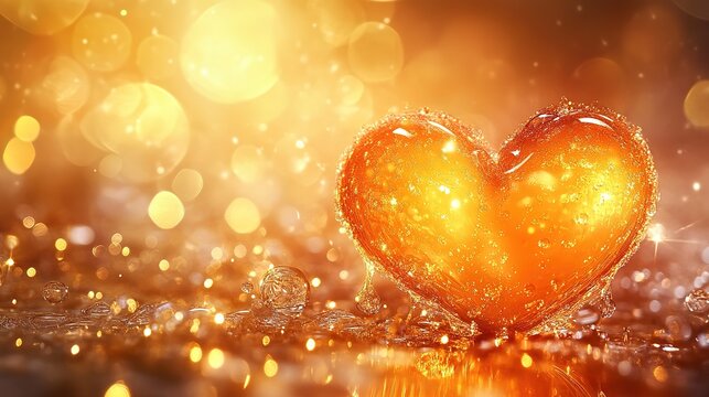 A vibrant orange radiates health, surrounded by abstract symbols of joy and mental well-being, evoking warmth and positivity.
