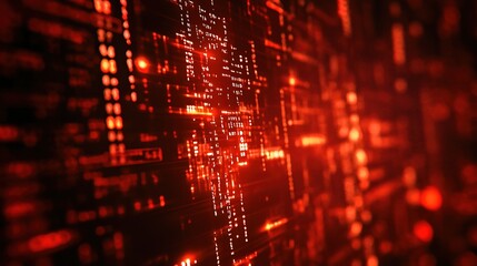 Glowing AI Neural Network with Floating Code Symbols in a Dark Void, Symbolizing the Complexity and Mystery of Advanced Technology
