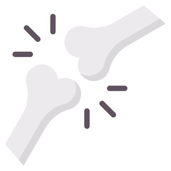bone vector flat icon