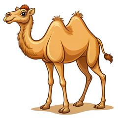 camel cartoon isolated
