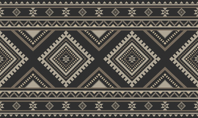 Aztec Native American Navajo tribal ethnic Southwest Mexican boho indian geometric texture ornament seamless pattern fabric colorful design vector for textile printing blanket rug carpet fashion