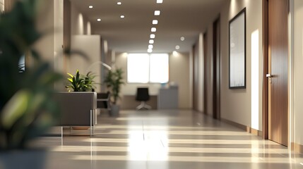 Obraz premium Beautiful blurred background of a light modern